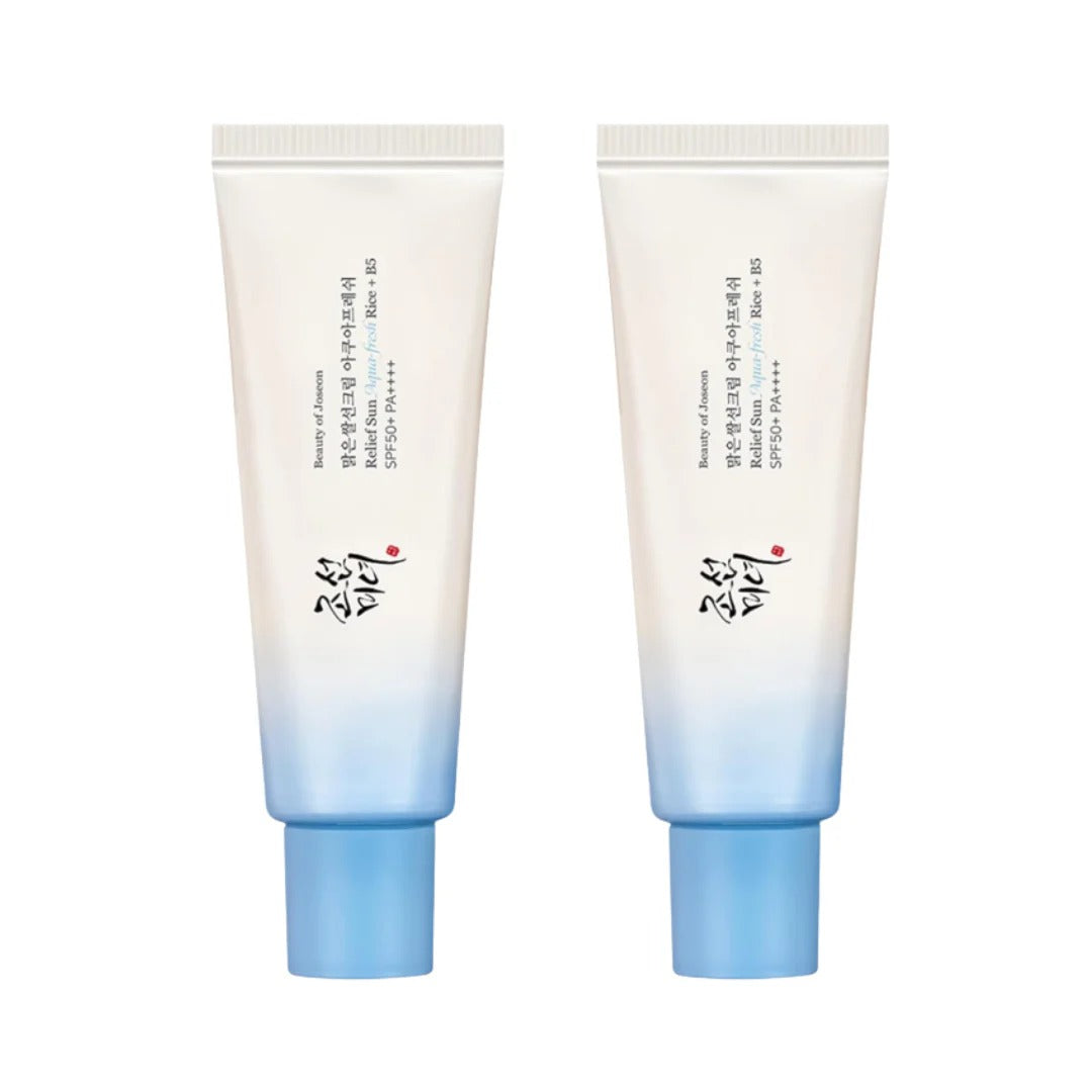 Clear Rice Sunscreen Aqua Fresh Double Planning Set